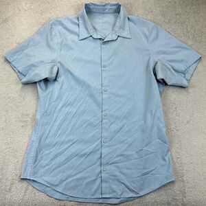 lululemon athletica Blue airing easy button down